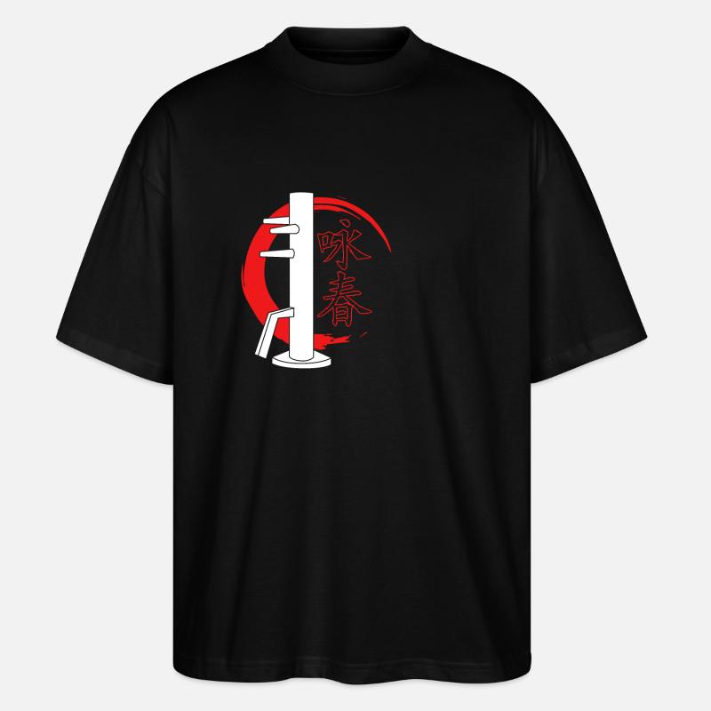 Wing Chun - Stanley/Stella Oversized Unisex Bio T-Shirt Blaster 2.0 - Schwarz