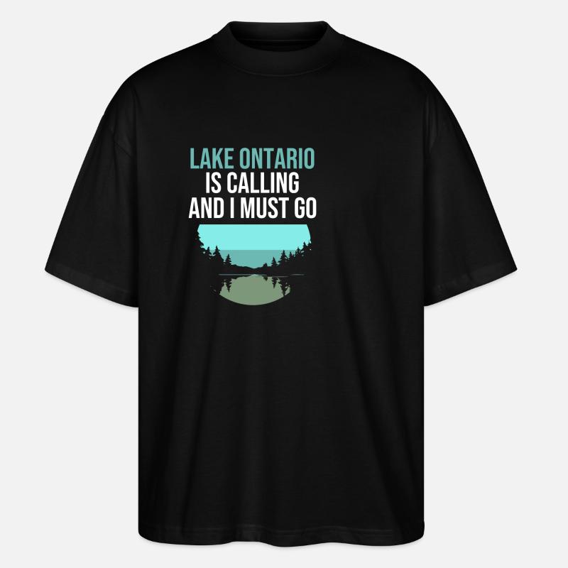 Great Lakes - Stanley/Stella Oversized Unisex Bio T-Shirt Blaster 2.0 - Schwarz