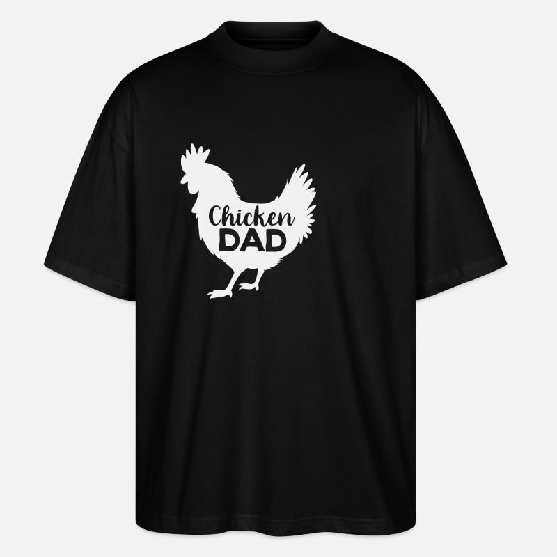 Poulet Volaille - T-shirt bio Blaster 2.0 coupe oversize Stanley/Stella Unisexe - noir