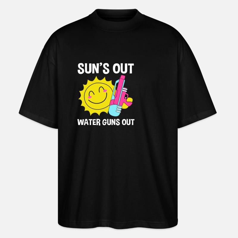 Wasserpistole - Stanley/Stella Oversized Unisex Bio T-Shirt Blaster 2.0 - Schwarz
