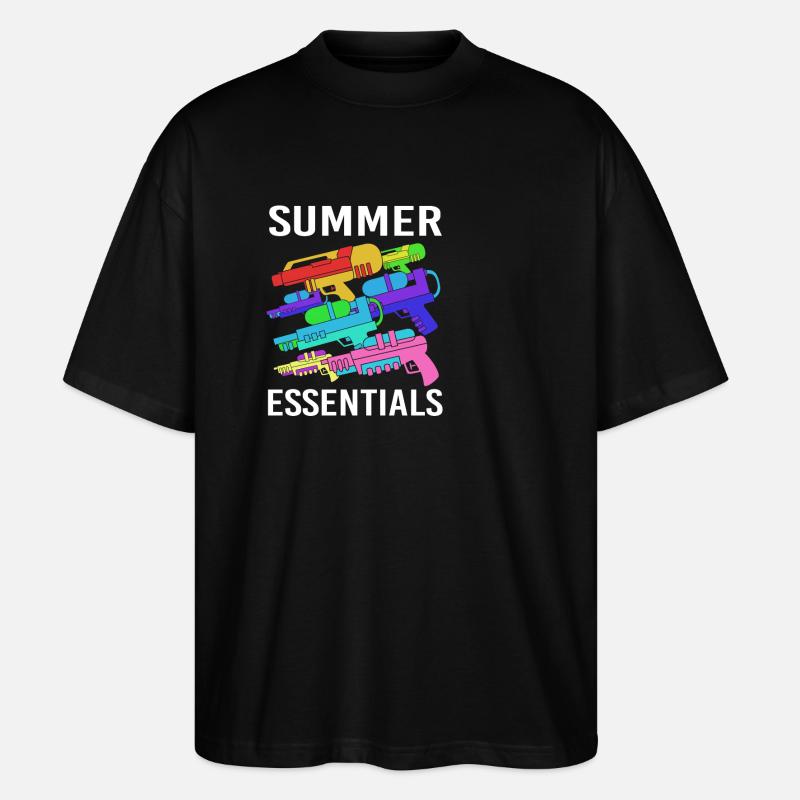 Wasserpistole - Stanley/Stella Oversized Unisex Bio T-Shirt Blaster 2.0 - Schwarz