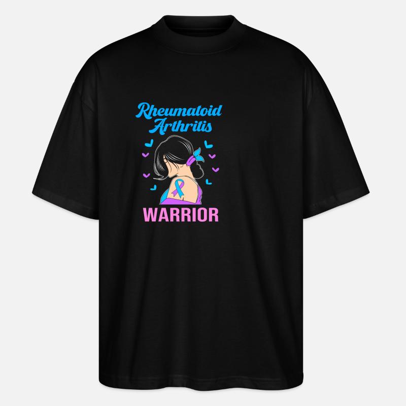Rheuma Arthritis - Stanley/Stella Oversized Unisex Bio T-Shirt Blaster 2.0 - Schwarz