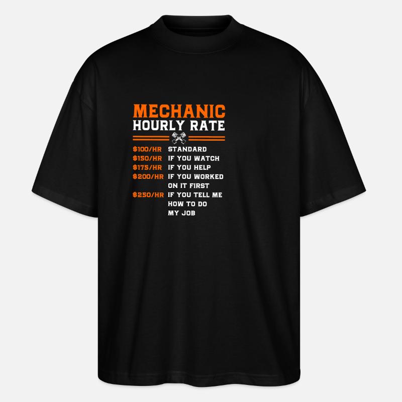 Autofahrer - Stanley/Stella Oversized Unisex Bio T-Shirt Blaster 2.0 - Schwarz