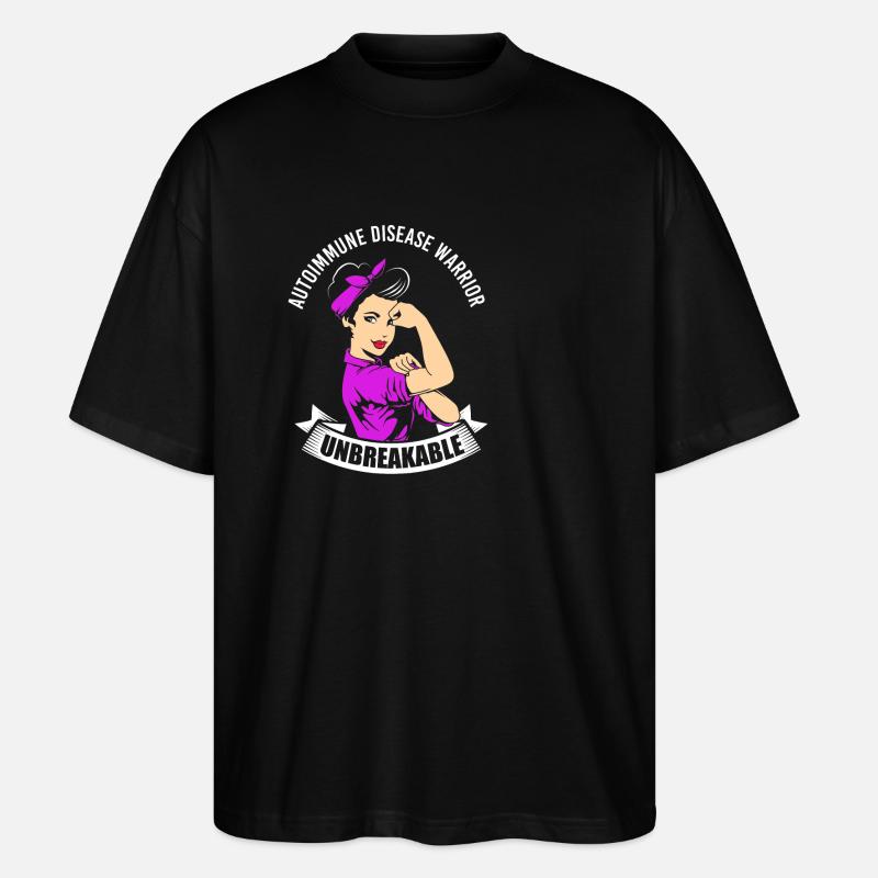 Autoimmunkrankheit - Stanley/Stella Oversized Unisex Bio T-Shirt Blaster 2.0 - Schwarz