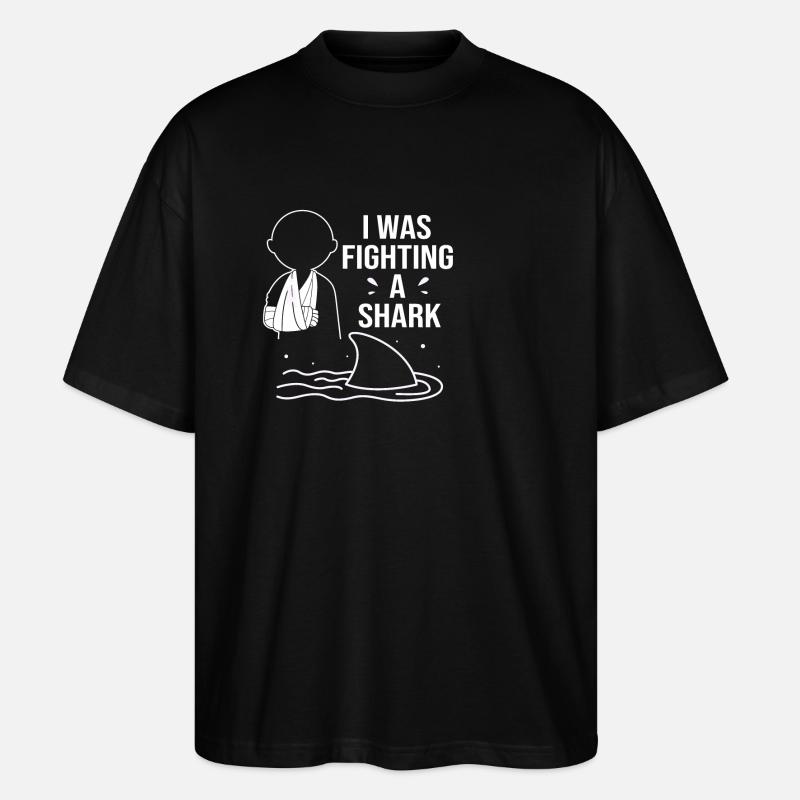 Broken Arm Bone Fracture - Stanley/Stella Oversized Unisex Organic T-shirt Blaster 2.0 - black