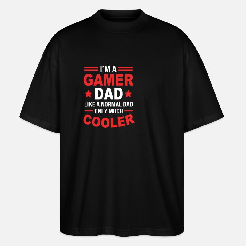 Gamer - Stanley/Stella Oversized Unisex Bio T-Shirt Blaster 2.0 - Schwarz