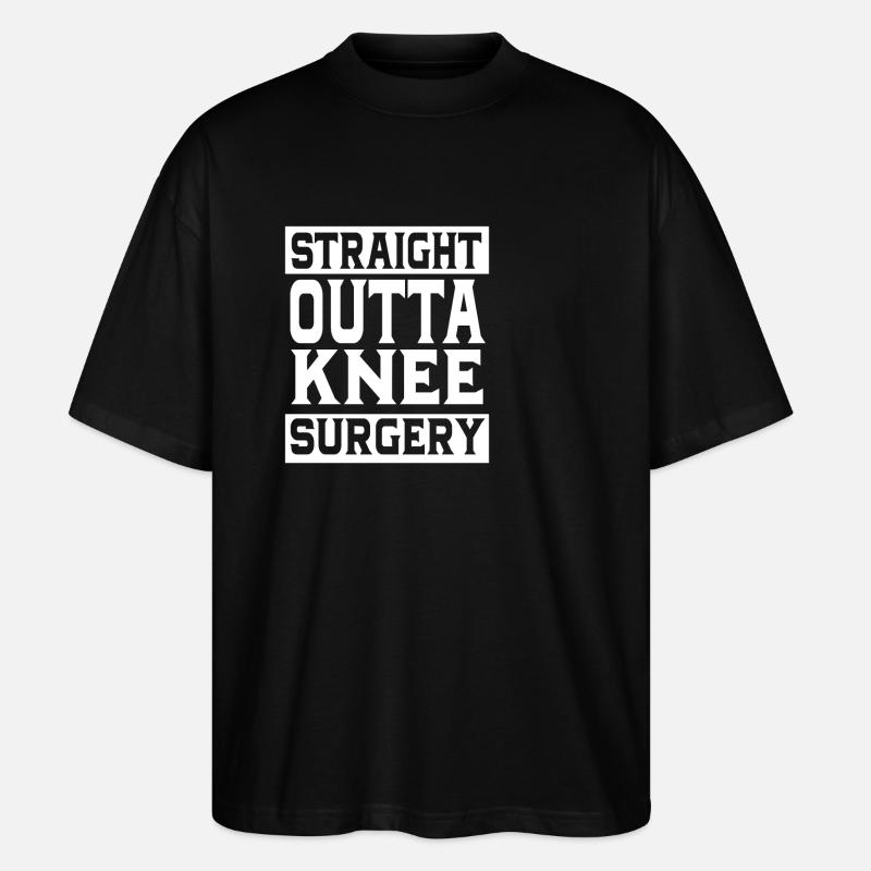 Knie Operation - Stanley/Stella Oversized Unisex Bio T-Shirt Blaster 2.0 - Schwarz
