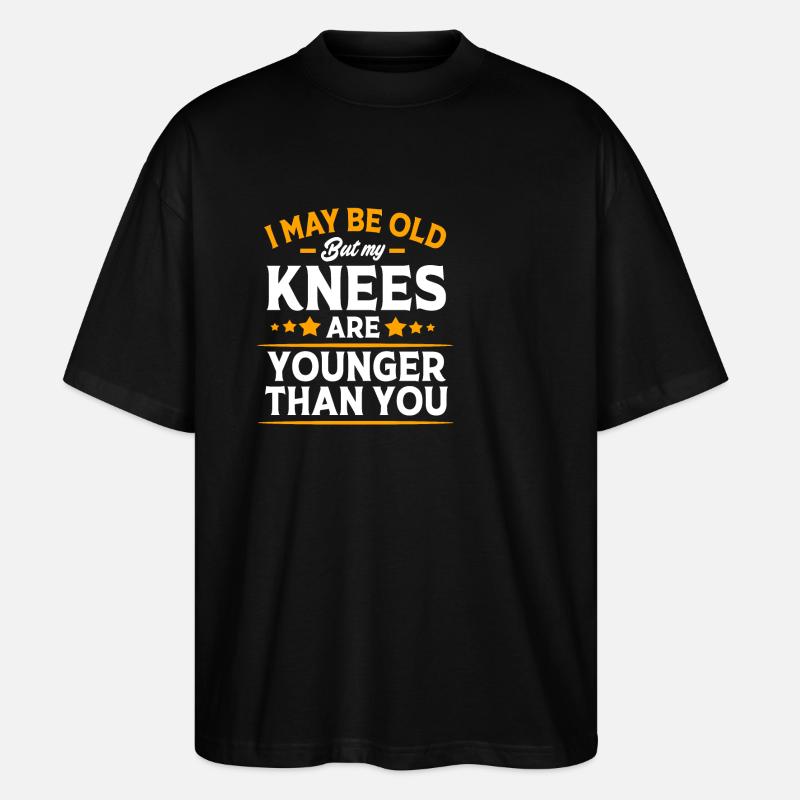 Knie Operation - Stanley/Stella Oversized Unisex Bio T-Shirt Blaster 2.0 - Schwarz