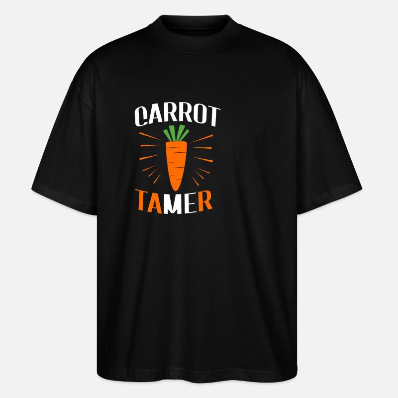 Carottes Légumes - T-shirt bio Blaster 2.0 coupe oversize Stanley/Stella Unisexe - noir