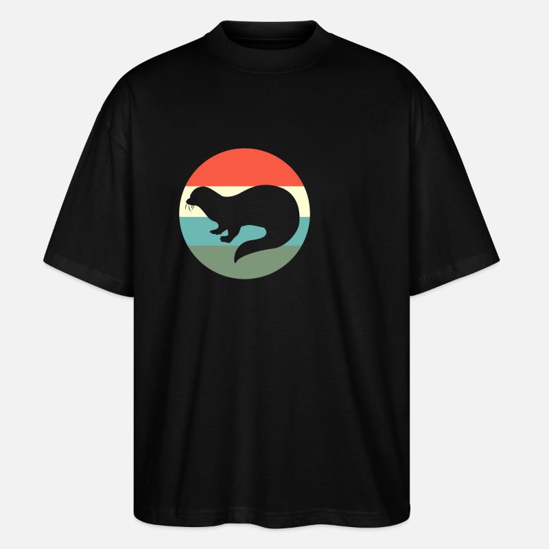 Otter - Stanley/Stella Oversized Unisex Bio T-Shirt Blaster 2.0 - Schwarz