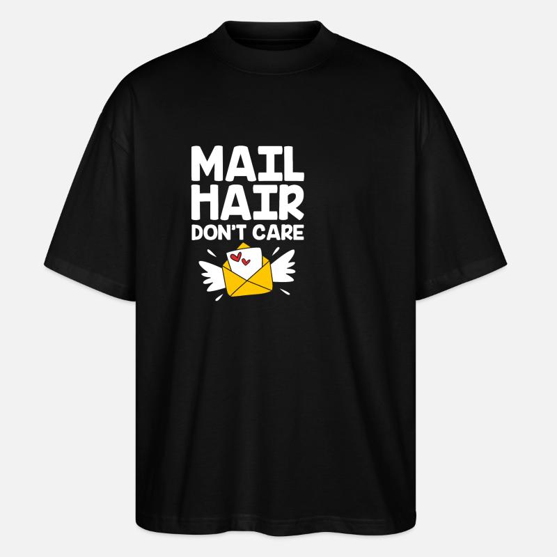 Postbote - Stanley/Stella Oversized Unisex Bio T-Shirt Blaster 2.0 - Schwarz