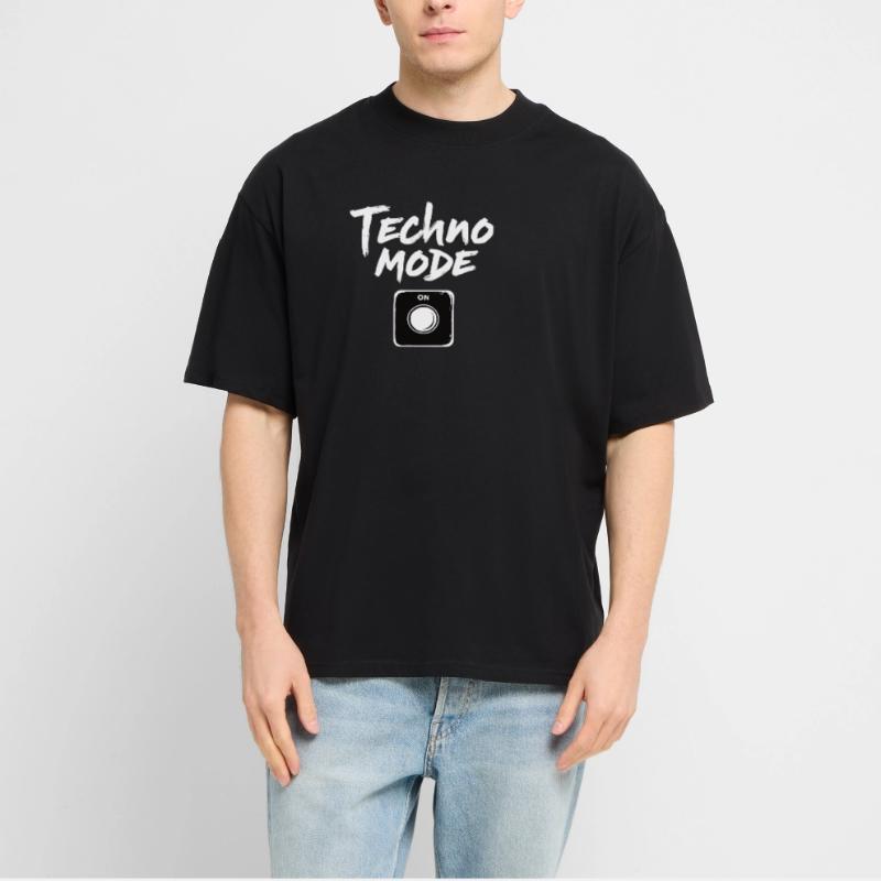 Mode Techno sur Techno Techno Musique Techno T-shirt bio Blaster 2.0 coupe oversize Stanley/Stella Unisexe