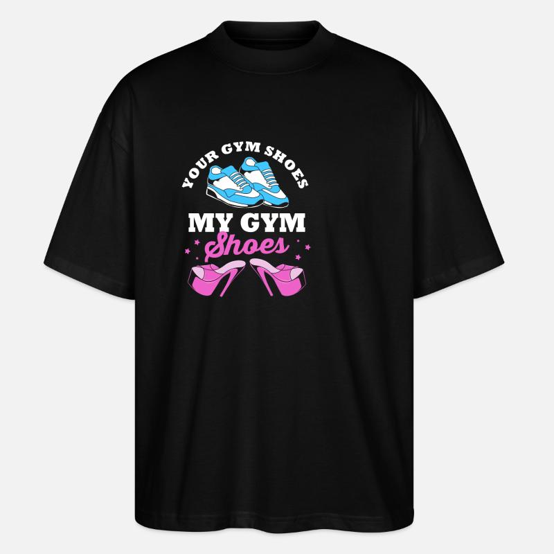 Pole Dance - Stanley/Stella Oversized Unisex Bio T-Shirt Blaster 2.0 - Schwarz