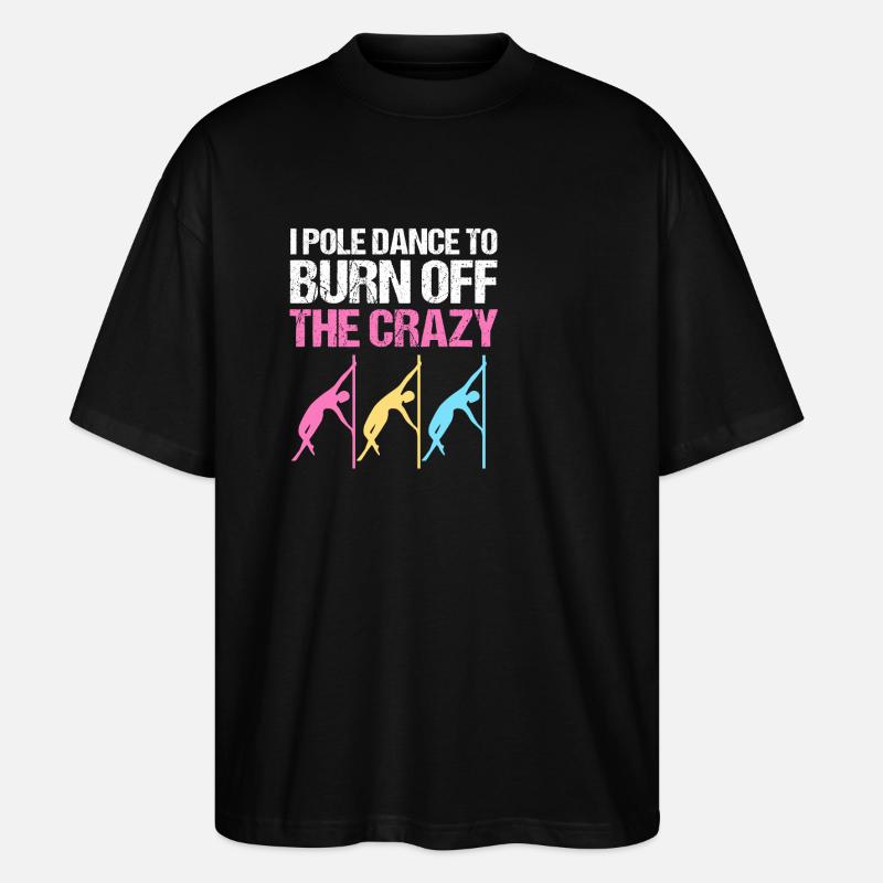 Pole Dance - T-shirt bio Blaster 2.0 coupe oversize Stanley/Stella Unisexe - noir