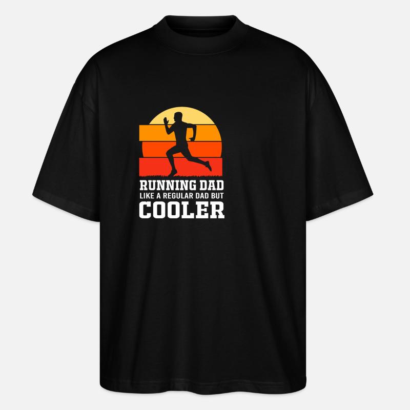 Marathon Marathon Runner - Stanley/Stella Oversized Unisex Organic T-shirt Blaster 2.0 - black