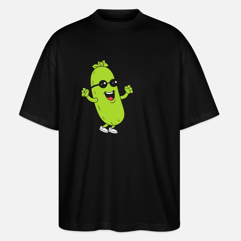 Courgette - Stanley/Stella Oversized Unisex Organic T-shirt Blaster 2.0 - black