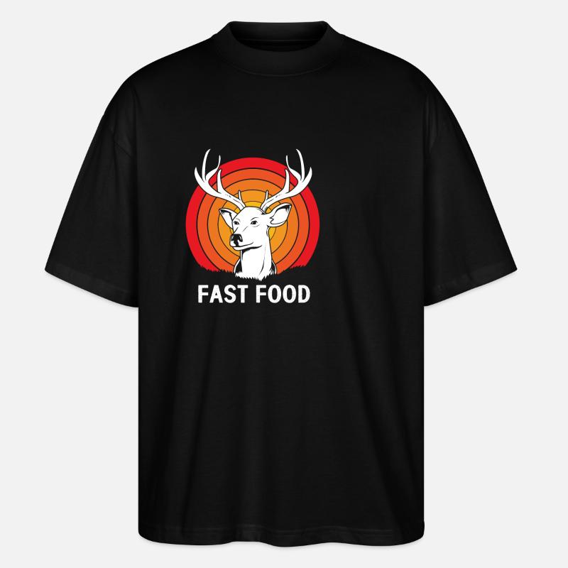Jäger Jagen - Stanley/Stella Oversized Unisex Bio T-Shirt Blaster 2.0 - Schwarz