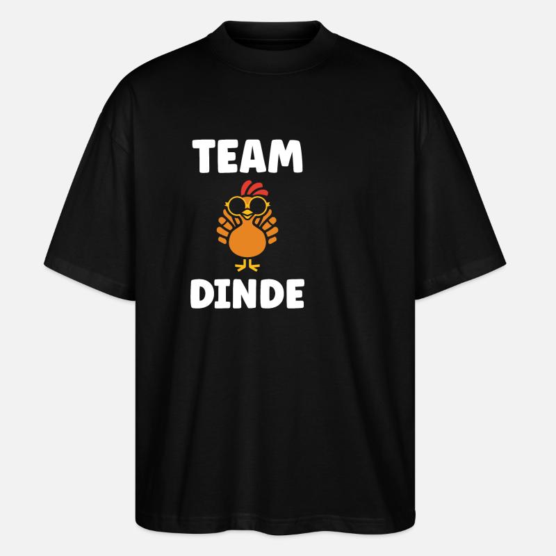 Dinde - T-shirt bio Blaster 2.0 coupe oversize Stanley/Stella Unisexe - noir