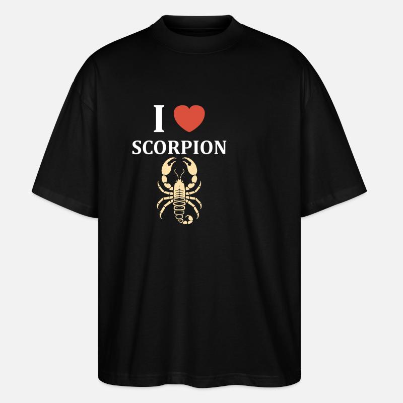 Skorpion - Stanley/Stella Oversized Unisex Bio T-Shirt Blaster 2.0 - Schwarz