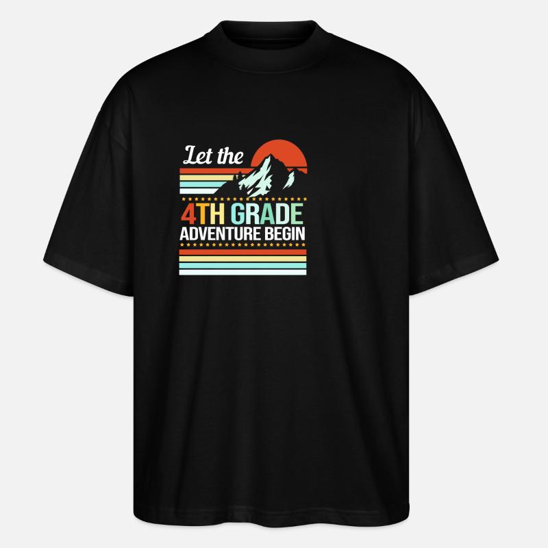 4e année - T-shirt bio Blaster 2.0 coupe oversize Stanley/Stella Unisexe - noir