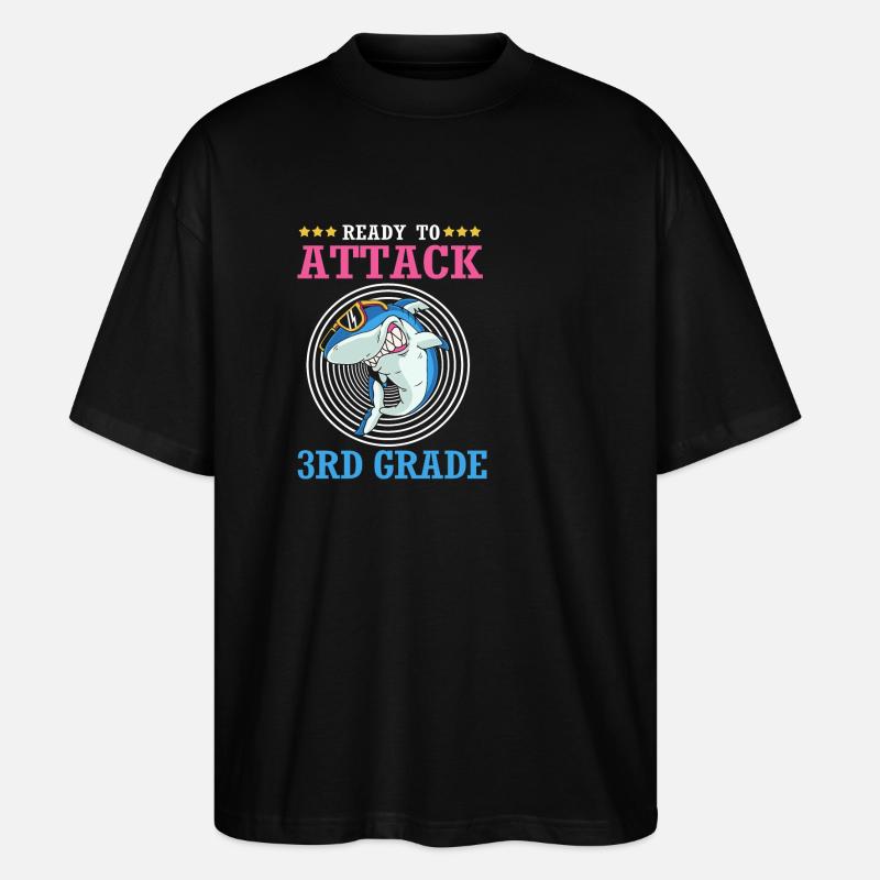 3ème année - T-shirt bio Blaster 2.0 coupe oversize Stanley/Stella Unisexe - noir
