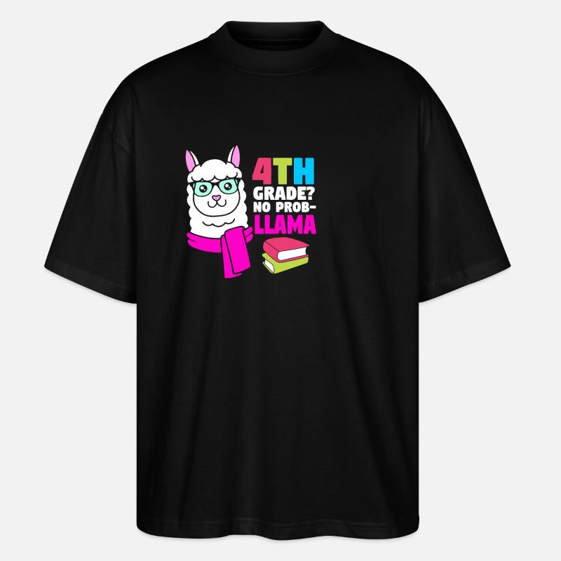 4e année - T-shirt bio Blaster 2.0 coupe oversize Stanley/Stella Unisexe - noir