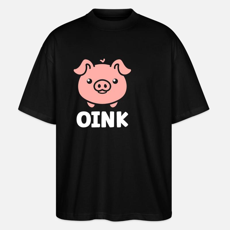 cochon - T-shirt bio Blaster 2.0 coupe oversize Stanley/Stella Unisexe - noir