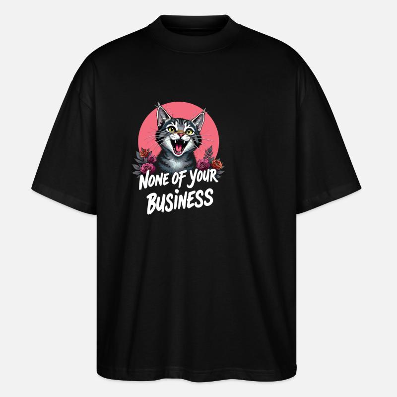 Ne vous regardez pas - T-shirt bio Blaster 2.0 coupe oversize Stanley/Stella Unisexe - noir