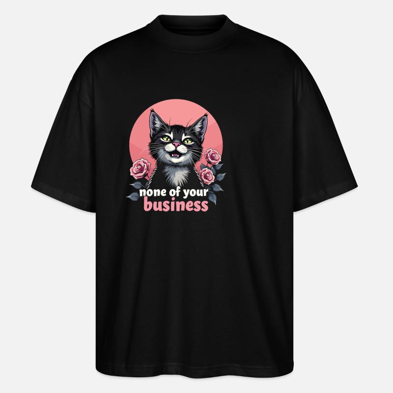 Ne vous regardez pas - T-shirt bio Blaster 2.0 coupe oversize Stanley/Stella Unisexe - noir