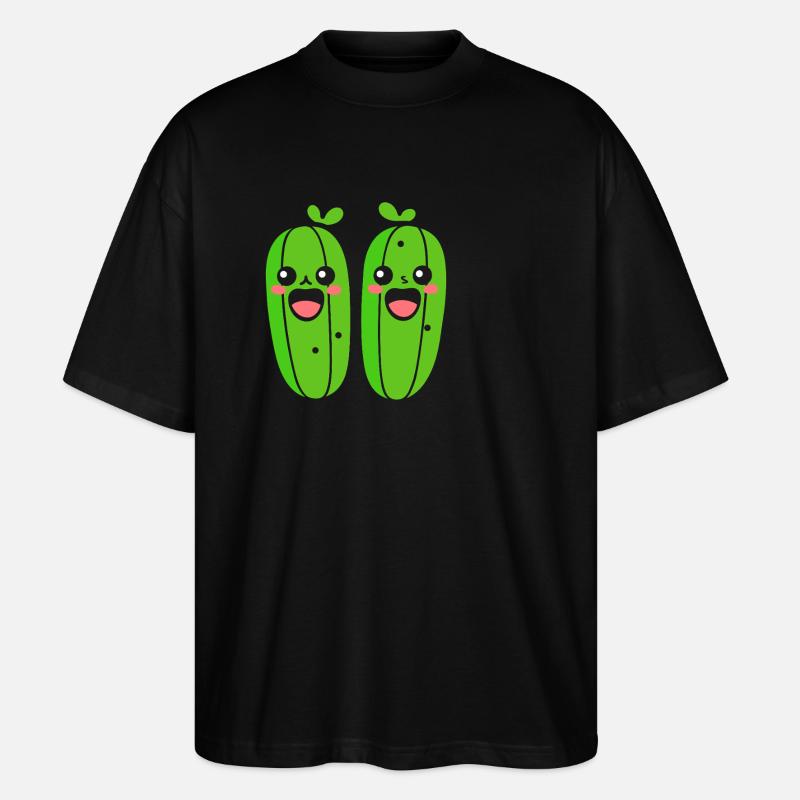 concombre - T-shirt bio Blaster 2.0 coupe oversize Stanley/Stella Unisexe - noir