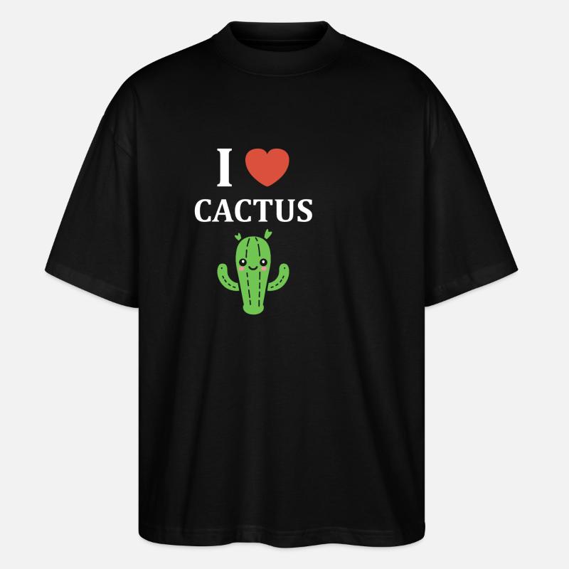 Cactus - T-shirt bio Blaster 2.0 coupe oversize Stanley/Stella Unisexe - noir