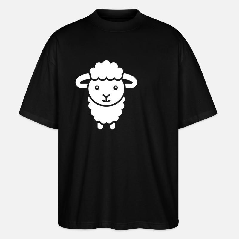Mouton - T-shirt bio Blaster 2.0 coupe oversize Stanley/Stella Unisexe - noir
