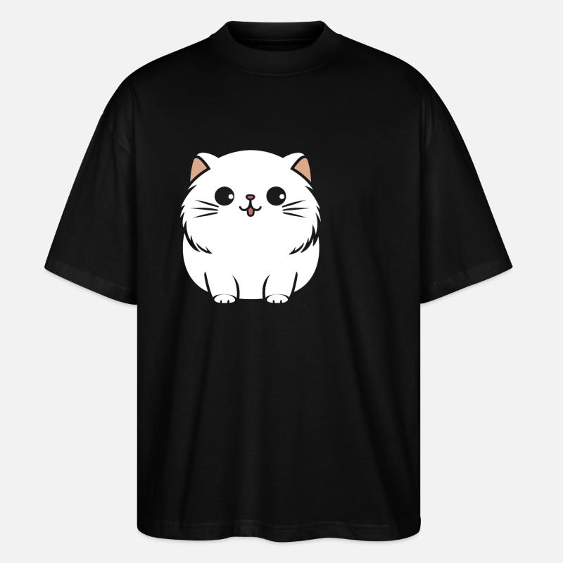 Perserkatze - Stanley/Stella Oversized Unisex Bio T-Shirt Blaster 2.0 - Schwarz