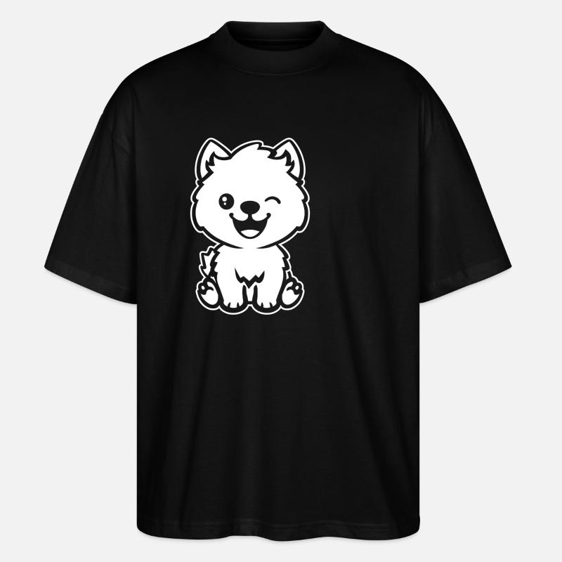 Pomsky - Stanley/Stella Oversized Unisex Bio T-Shirt Blaster 2.0 - Schwarz