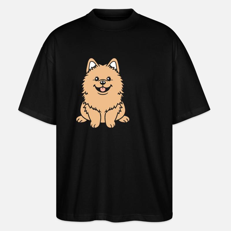 Eurasier - Stanley/Stella Oversized Unisex Bio T-Shirt Blaster 2.0 - Schwarz