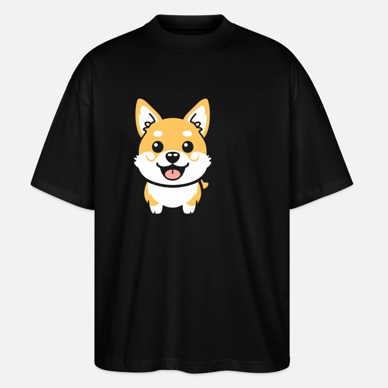 corgi - T-shirt bio Blaster 2.0 coupe oversize Stanley/Stella Unisexe - noir