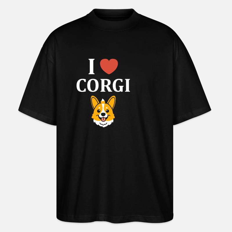 corgi - T-shirt bio Blaster 2.0 coupe oversize Stanley/Stella Unisexe - noir