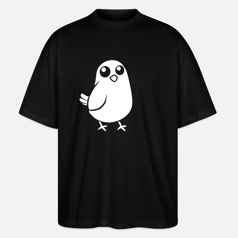 Taube - Stanley/Stella Oversized Unisex Bio T-Shirt Blaster 2.0 - Schwarz