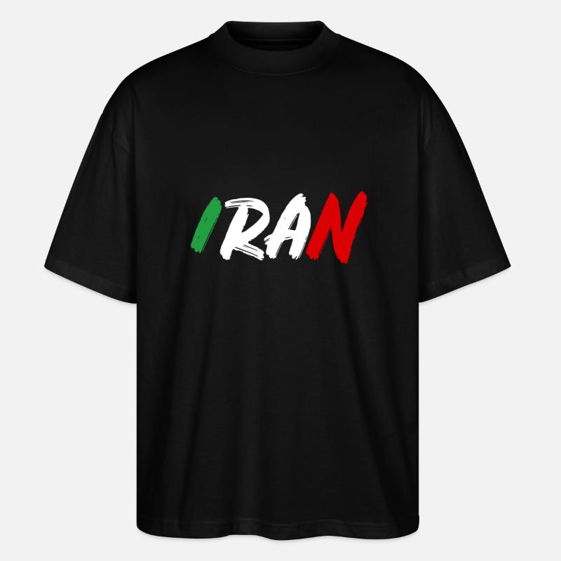 Iran Land Gift Idea - Stanley/Stella Oversized Unisex Organic T-shirt Blaster 2.0 - black