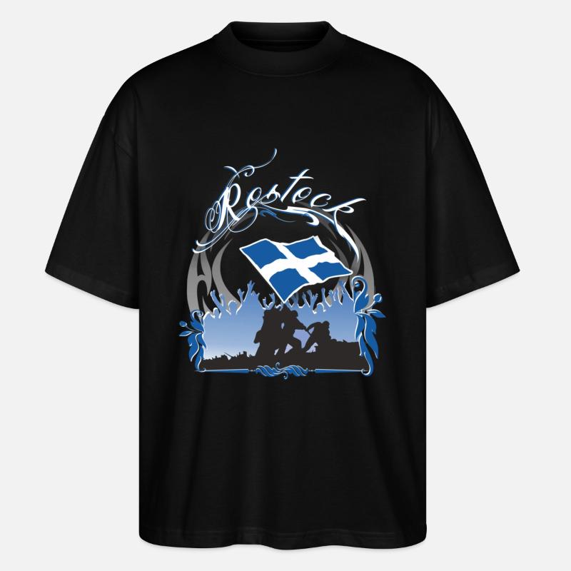 Rostock - T-shirt bio Blaster 2.0 coupe oversize Stanley/Stella Unisexe - noir