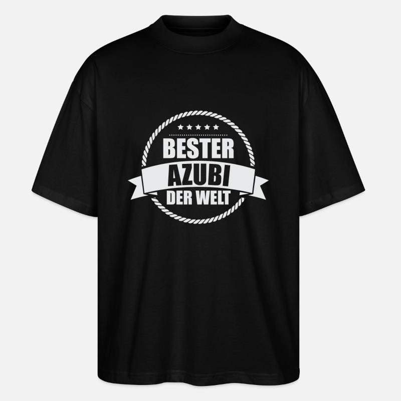 Bester Azubi der Welt - Stanley/Stella Oversized Unisex Bio T-Shirt Blaster 2.0 - Schwarz