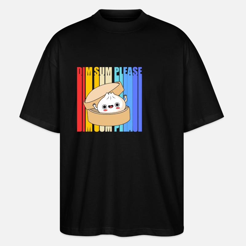 Dim Sum - Stanley/Stella Oversized Unisex Bio T-Shirt Blaster 2.0 - Schwarz