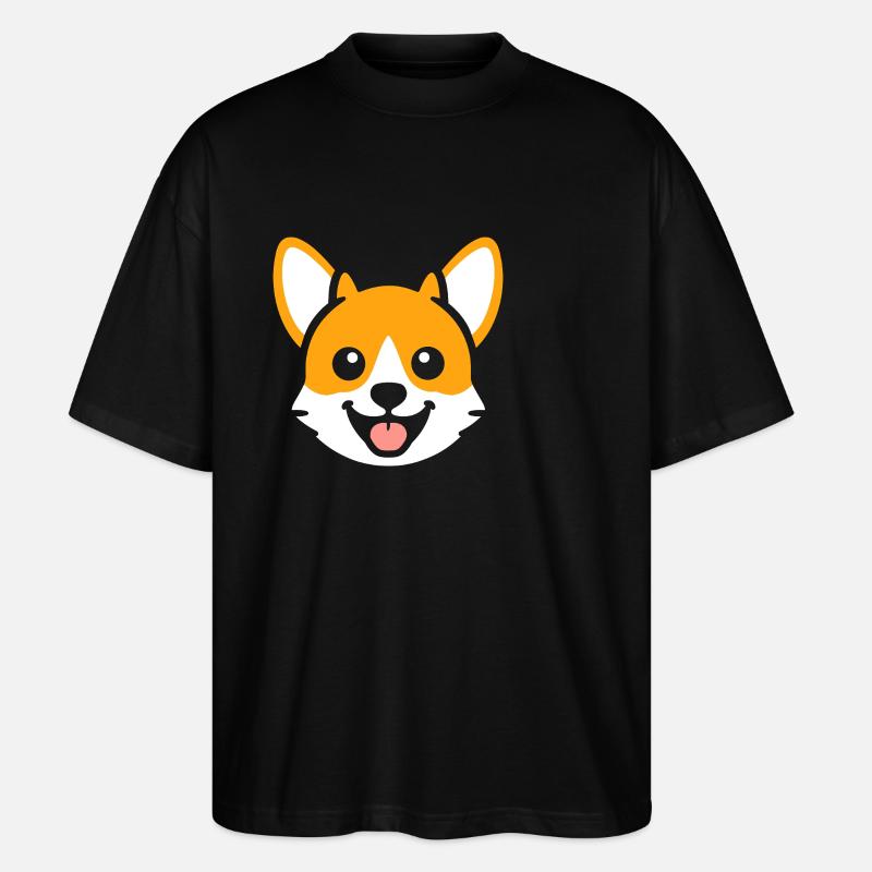 Corgi - Stanley/Stella Oversized Unisex Bio T-Shirt Blaster 2.0 - Schwarz