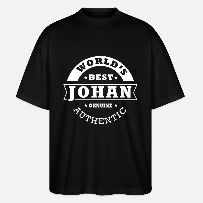 Johan, johan - Stanley/Stella Oversized Unisex Bio T-Shirt Blaster 2.0 - Schwarz