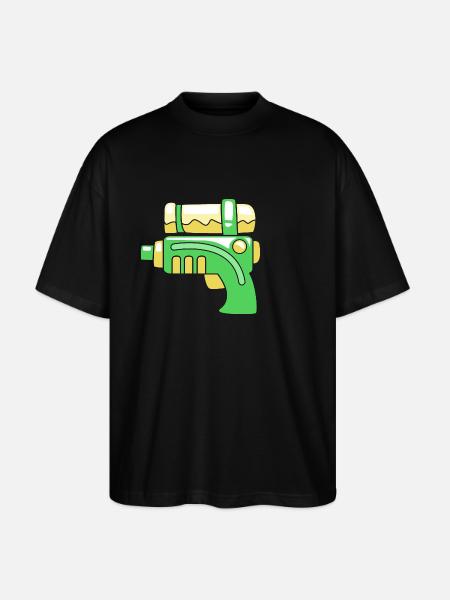 Water pistol - Stanley/Stella Oversized Unisex Organic T-shirt Blaster 2.0 - black