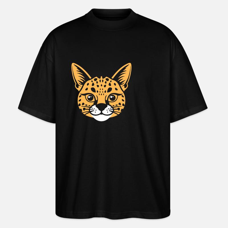 serval - T-shirt bio Blaster 2.0 coupe oversize Stanley/Stella Unisexe - noir