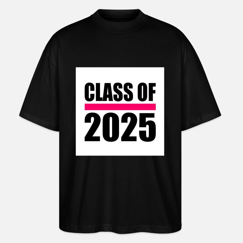 Class of 2025 - Stanley/Stella Oversized Unisex Bio T-Shirt Blaster 2.0 - Schwarz