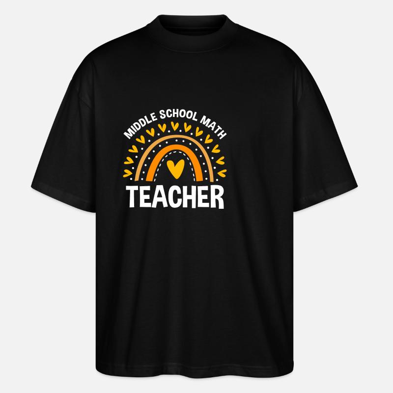 Enseignants de collège - T-shirt bio Blaster 2.0 coupe oversize Stanley/Stella Unisexe - noir