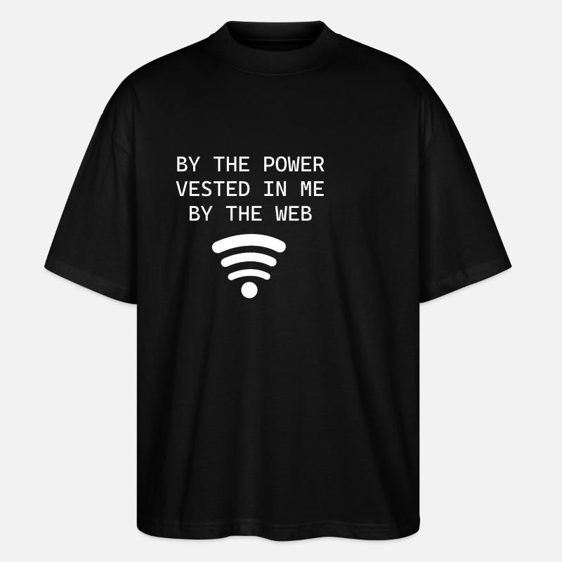 Pfarrer - Stanley/Stella Oversized Unisex Bio T-Shirt Blaster 2.0 - Schwarz