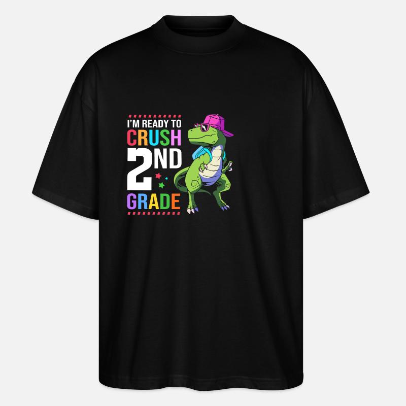 2e année - T-shirt bio Blaster 2.0 coupe oversize Stanley/Stella Unisexe - noir